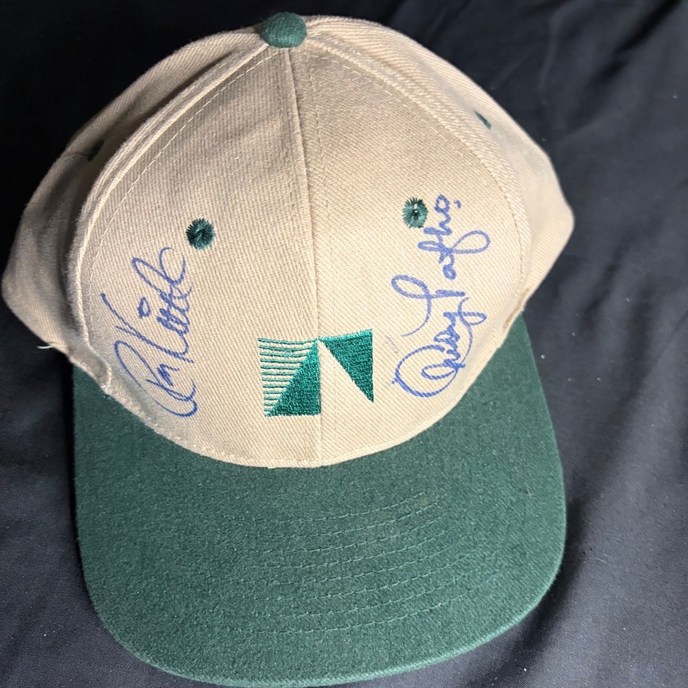 Vintage KC Cap Ron Kittle Andy Pafko Signed Baseball Hat No COA